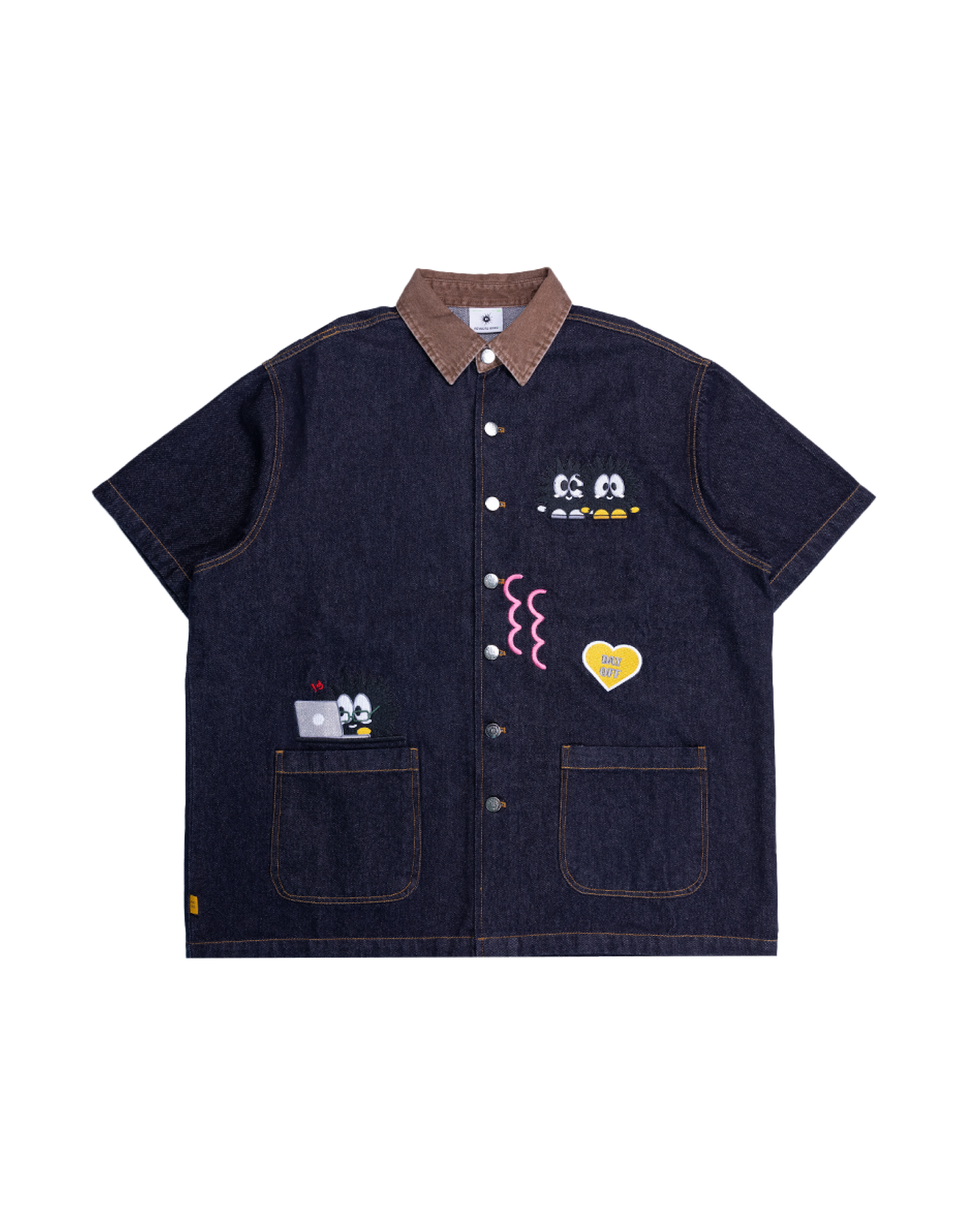 KEYNOTE | Workaholic Pocket Schedule Shirt Navy