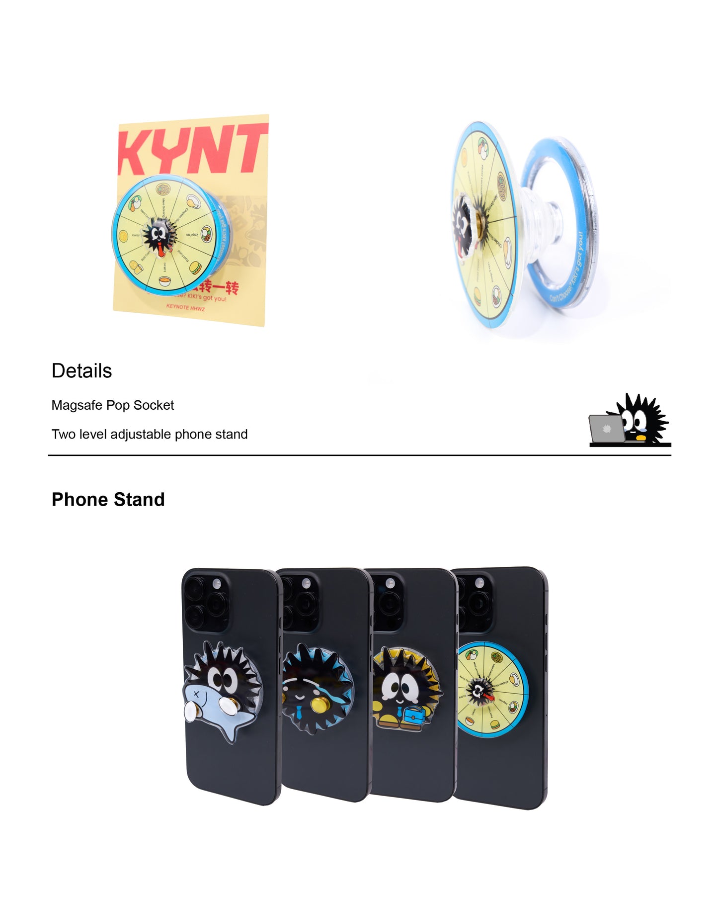 KEYNOTE | Workaholic Today Eat What?? Phone stamp