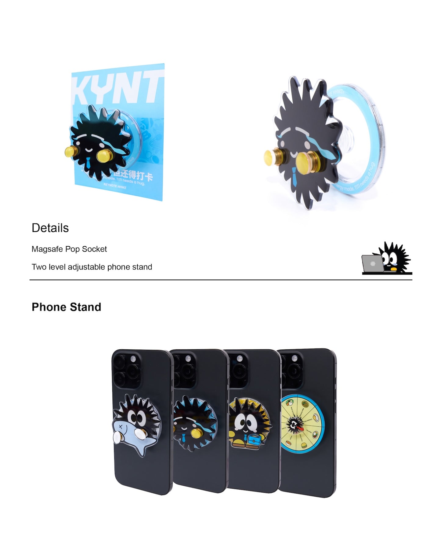 KEYNOTE | Workaholic Overworked Phone stamp