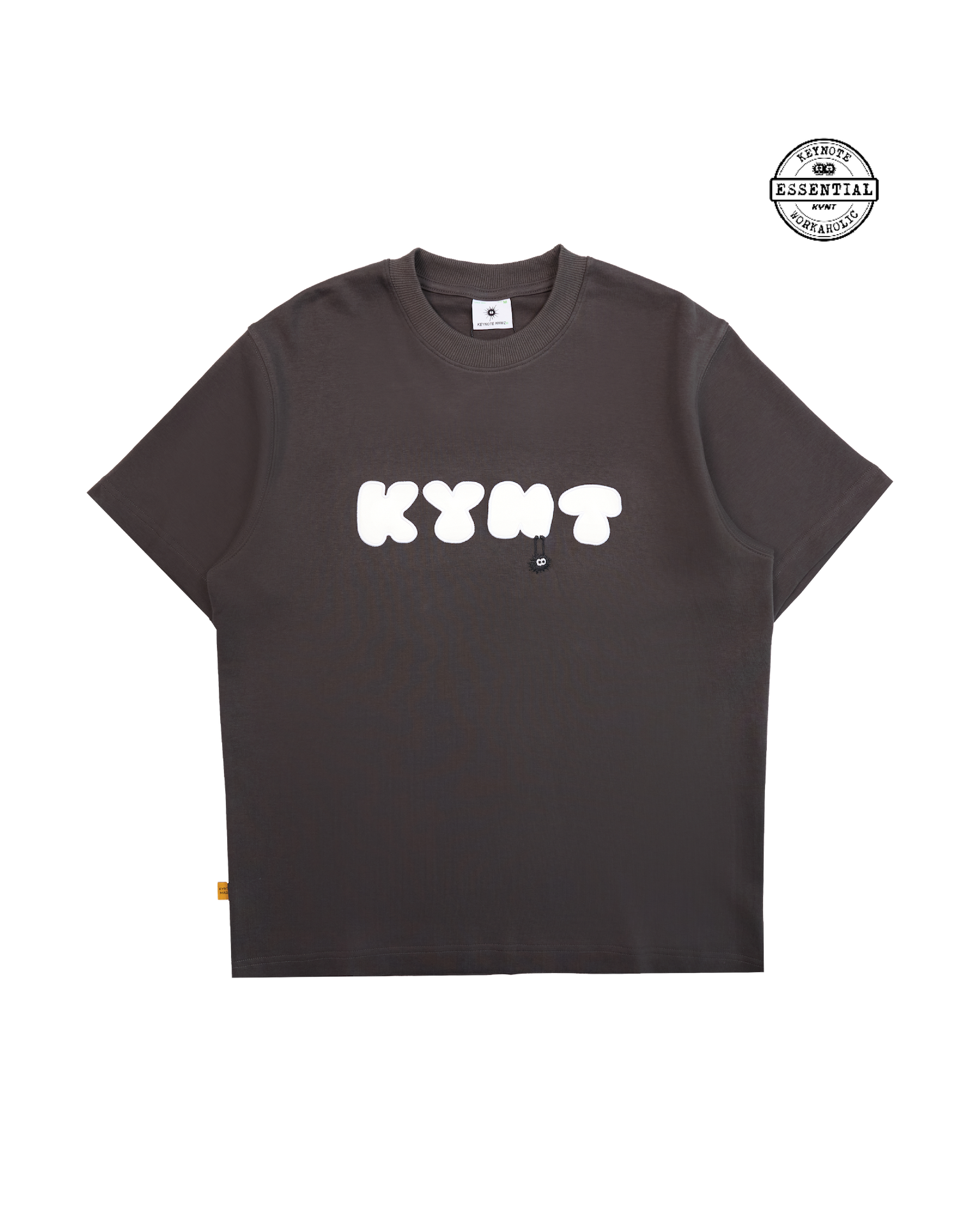 KEYNOTE | Workaholic Messy Tee Grey - SWAGANZ