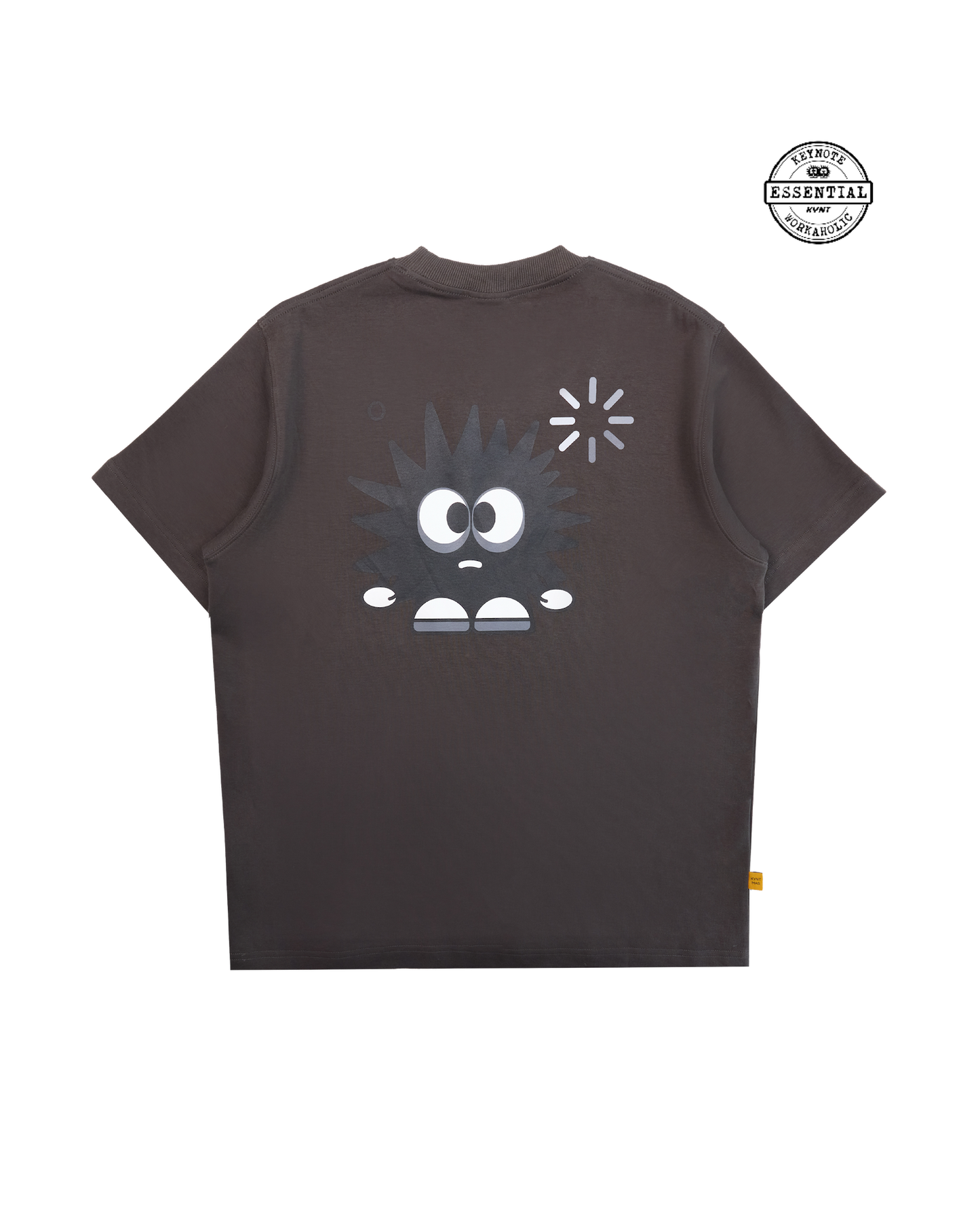 KEYNOTE | Workaholic Messy Tee Grey - SWAGANZ