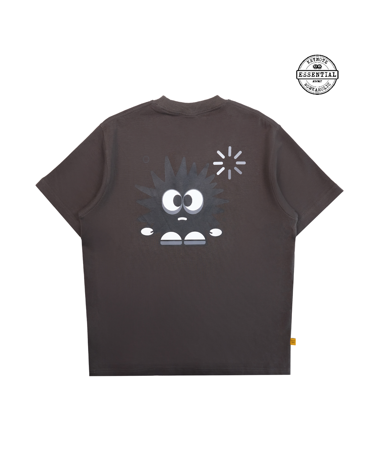 KEYNOTE | Workaholic Messy Tee Grey - SWAGANZ