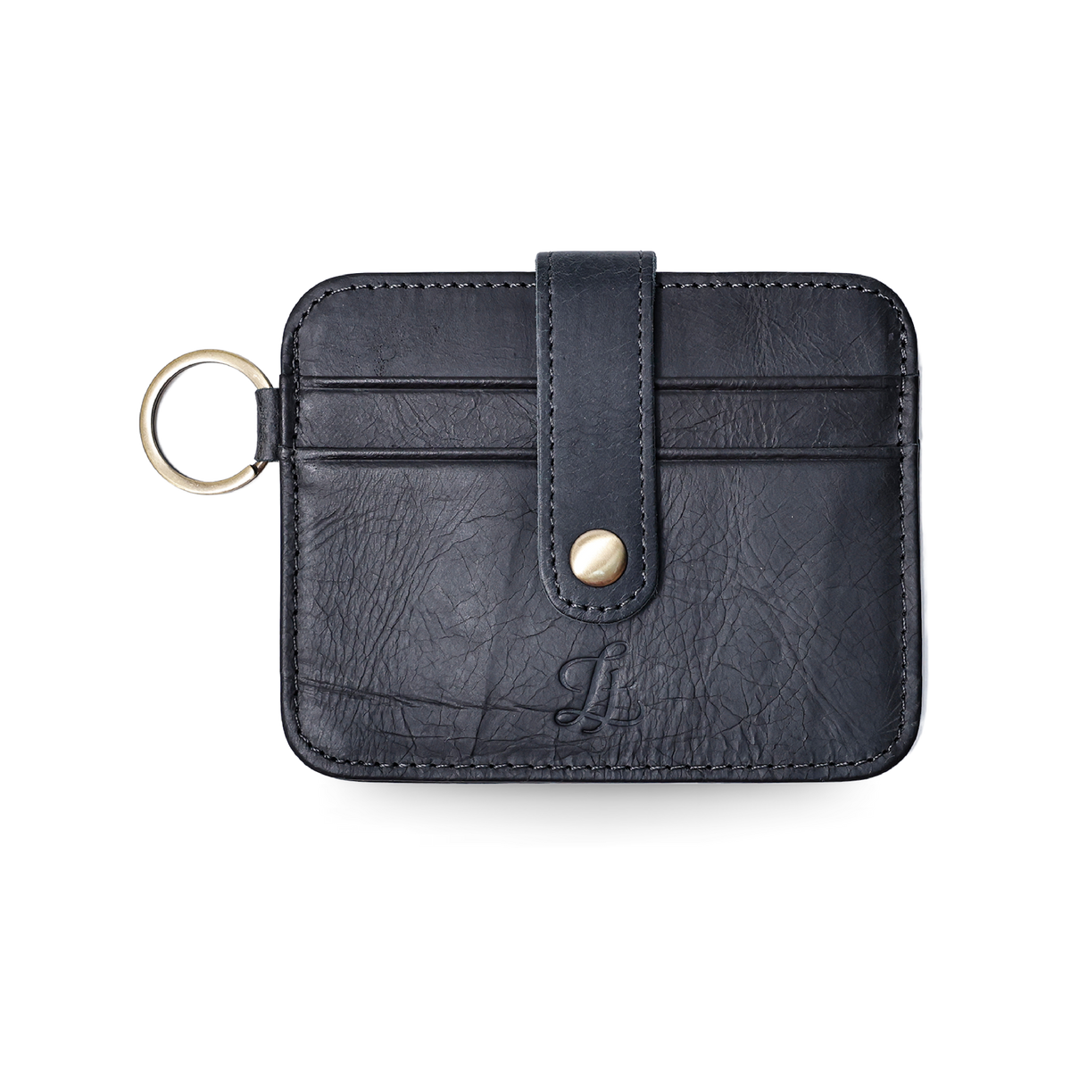 LEATHER | Ryden Key Card Holder Black