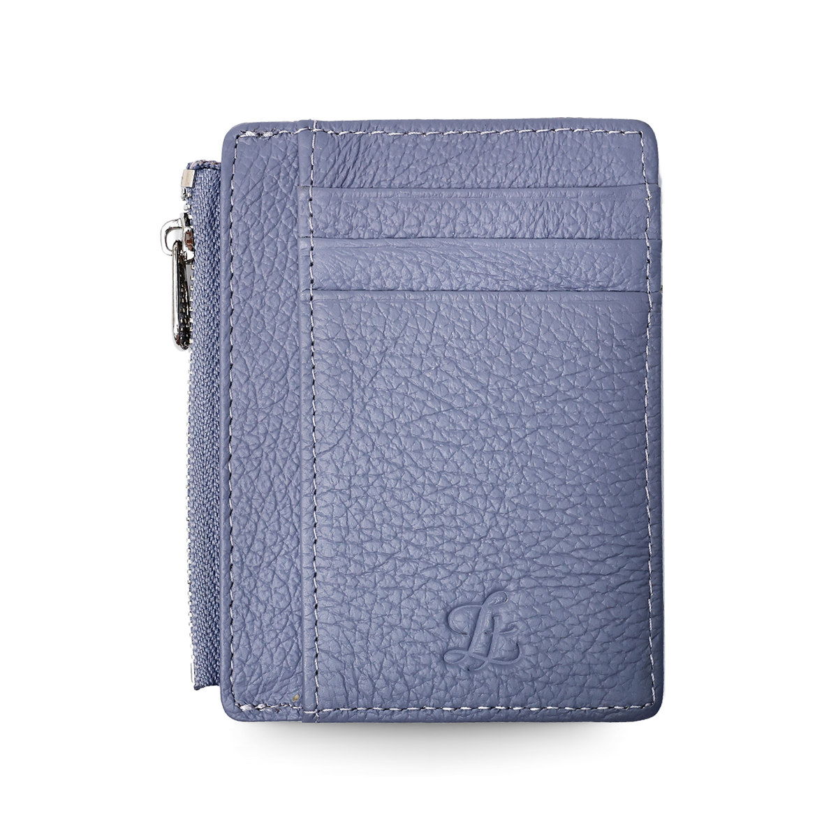 LEATHER | Zaven Zip Card Holder Navy
