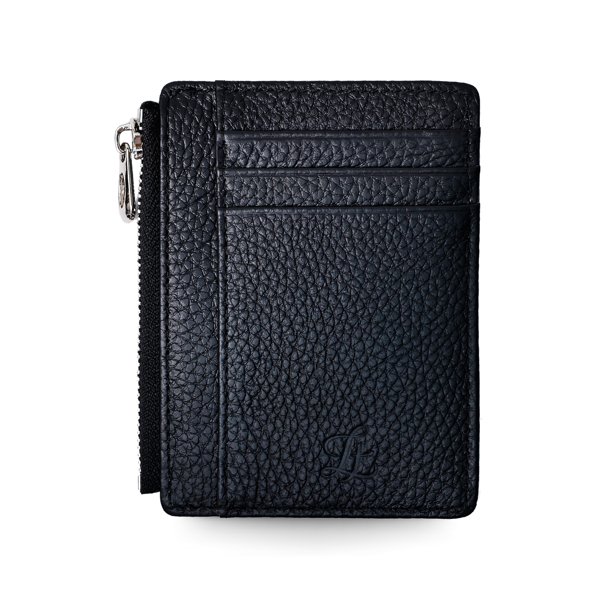 LEATHER | Zaven Zip Card Holder Navy