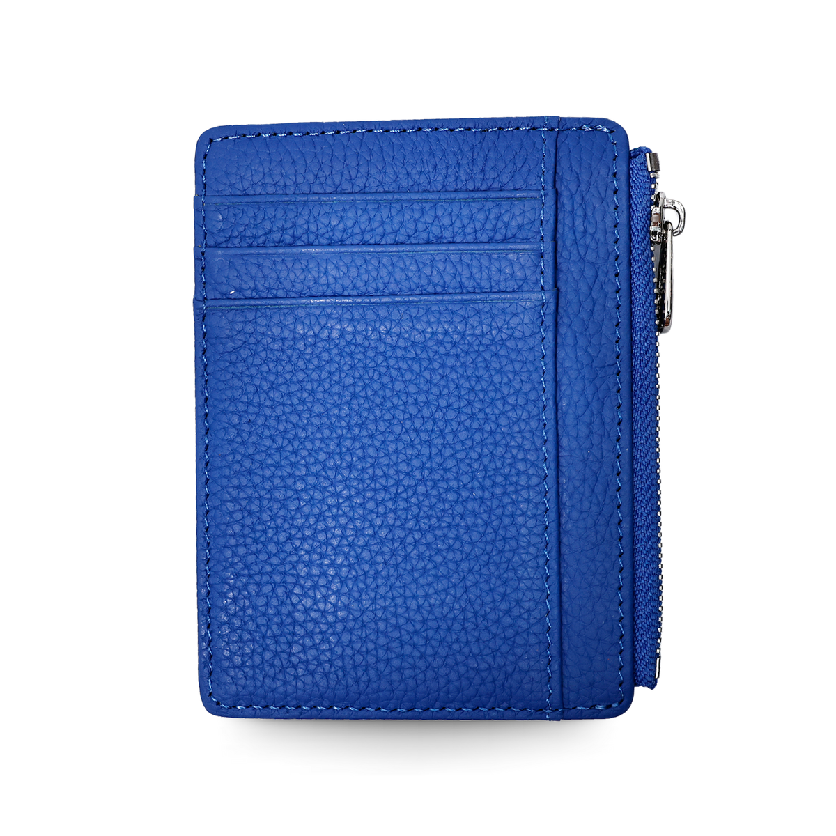 LEATHER | Zaven Zip Card Holder Navy