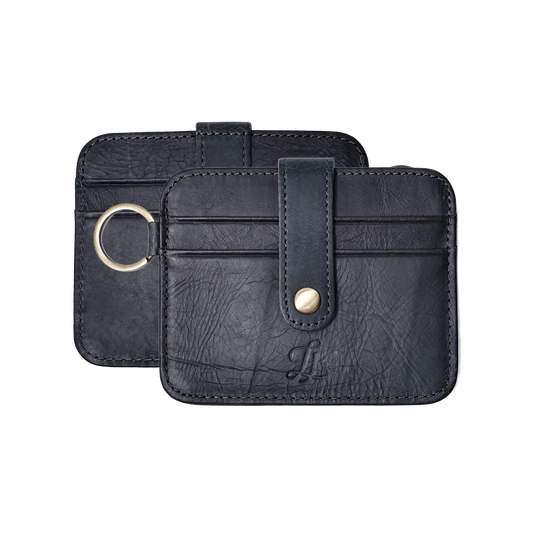 LEATHER | Ryden Key Card Holder Black