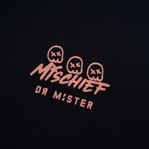 DR MISTER | “Mischief” Devil Oversized T-Shirt Black