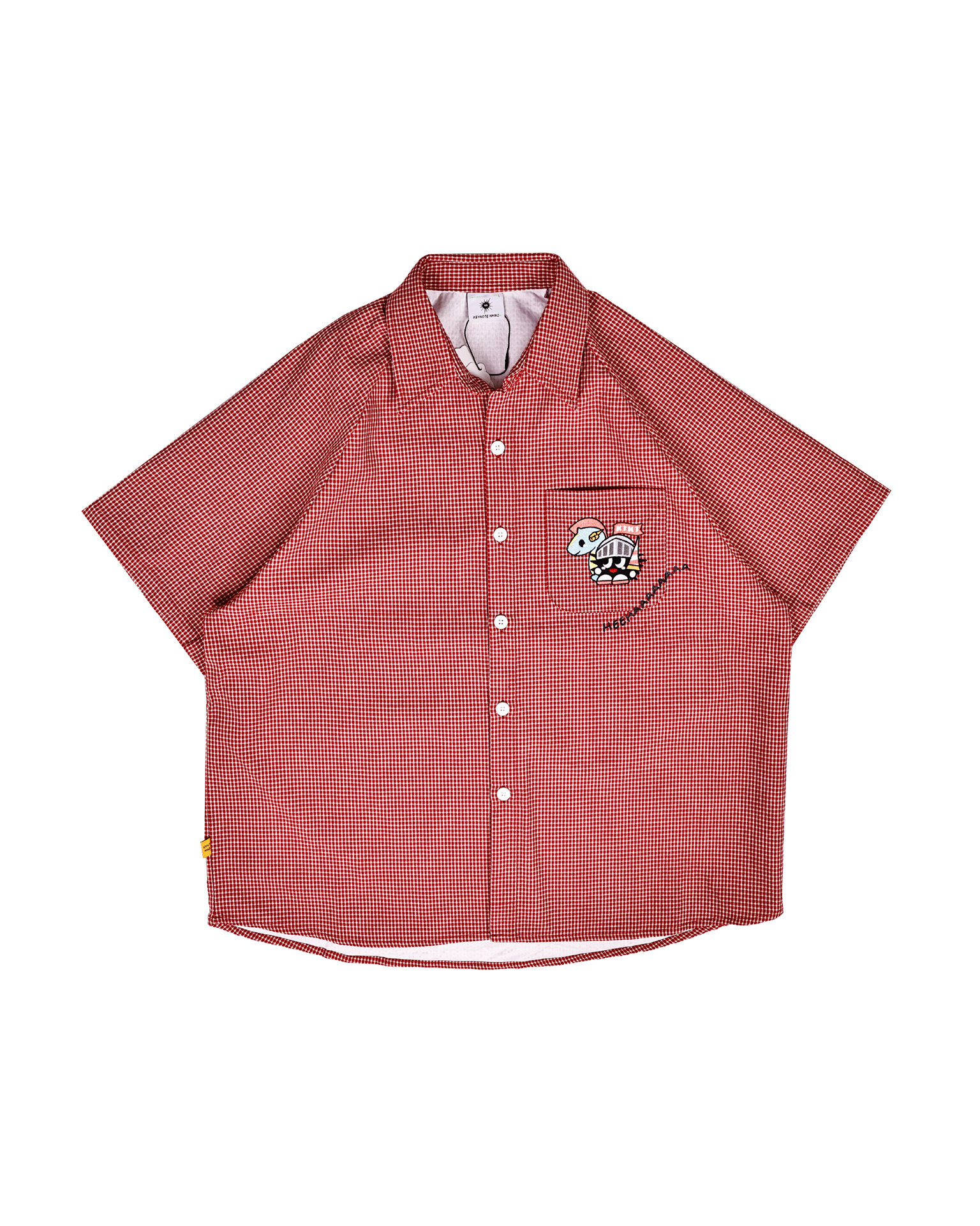 KEYNOTE | Man Knighty Kiki Shirt Red - SWAGANZ