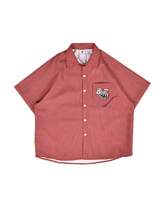 KEYNOTE | Man Knighty Kiki Shirt Red - SWAGANZ