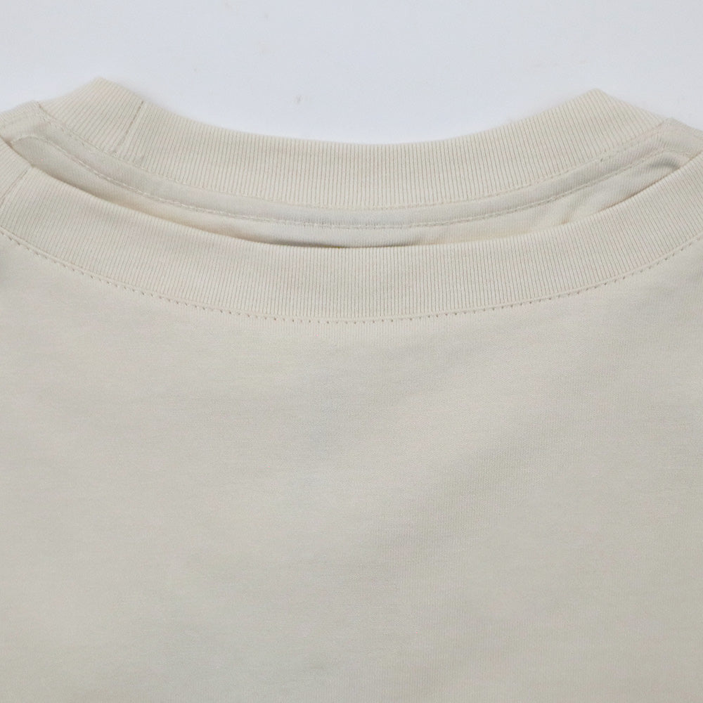 EGLAF | MV Double Collar Tee Cream White