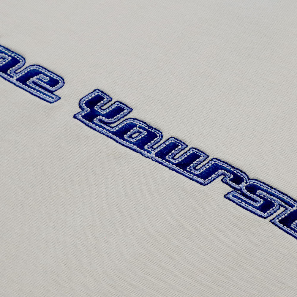 EGLAF | MV Double Collar Tee Cream White