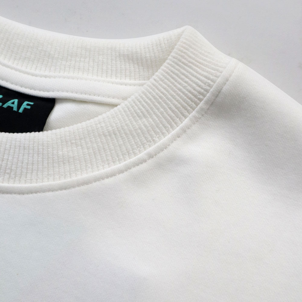 EGLAF | EG Bead Crop Top White