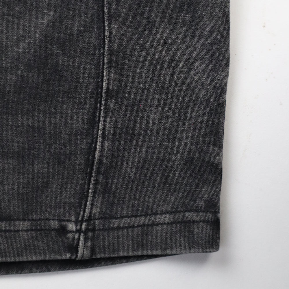 EGLAF | MV Washed Sleeves Crop Top Black