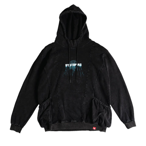 TNTCO | Stoned Wash DYS Hooded Sweatshirt Black