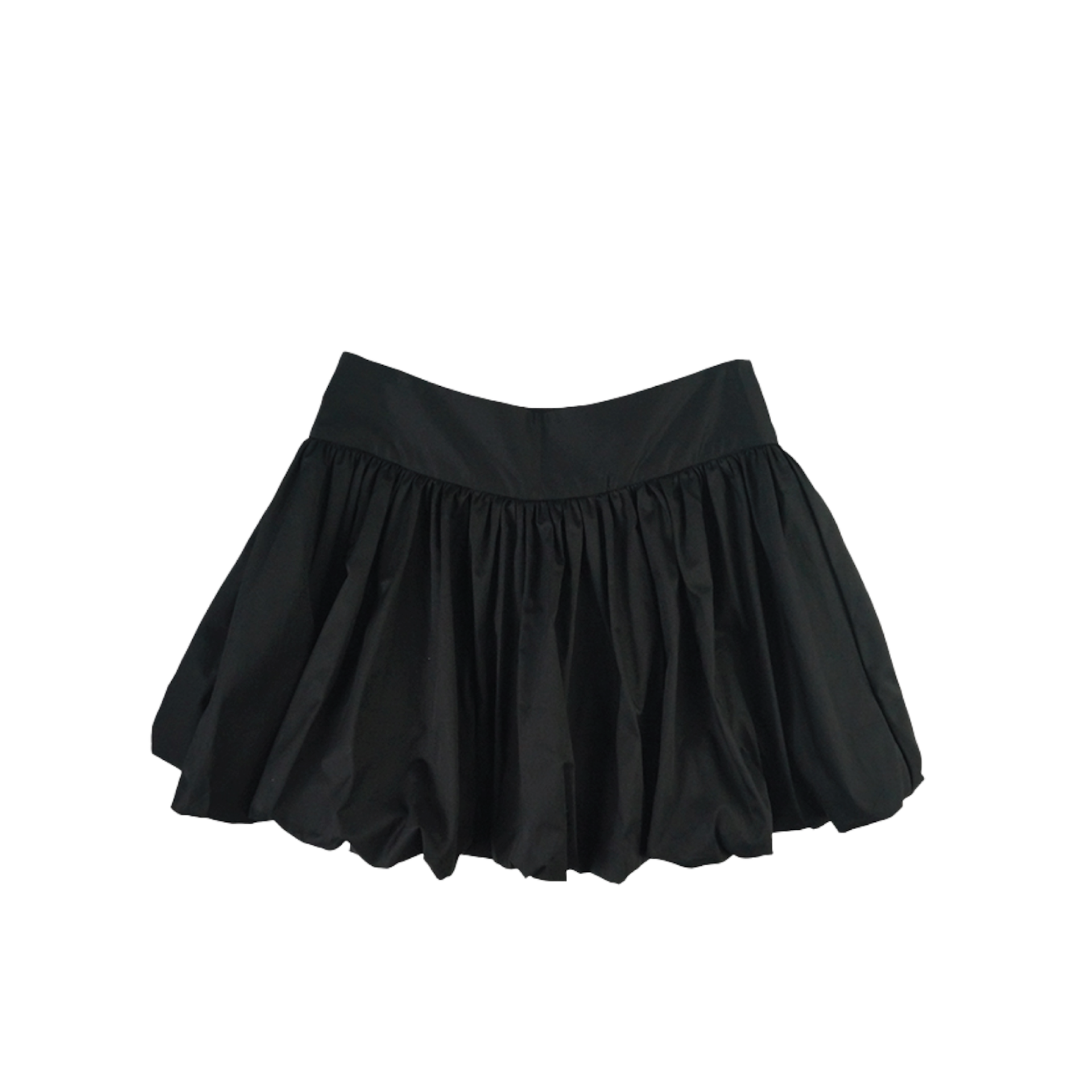 EGLAF | RU Bubble Skirt Black - SWAGANZ