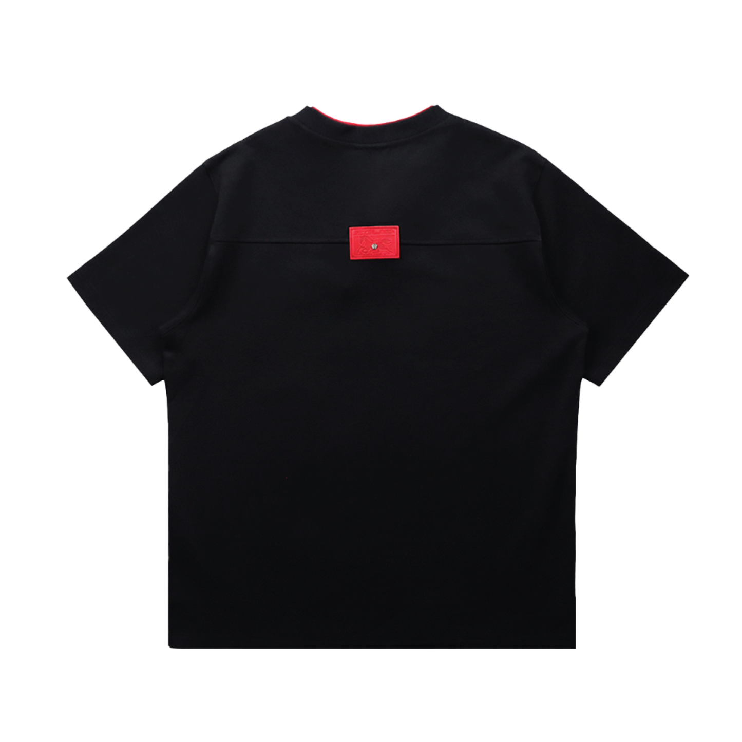 EGLAF | RU Chest Embroidery Tee Black - SWAGANZ