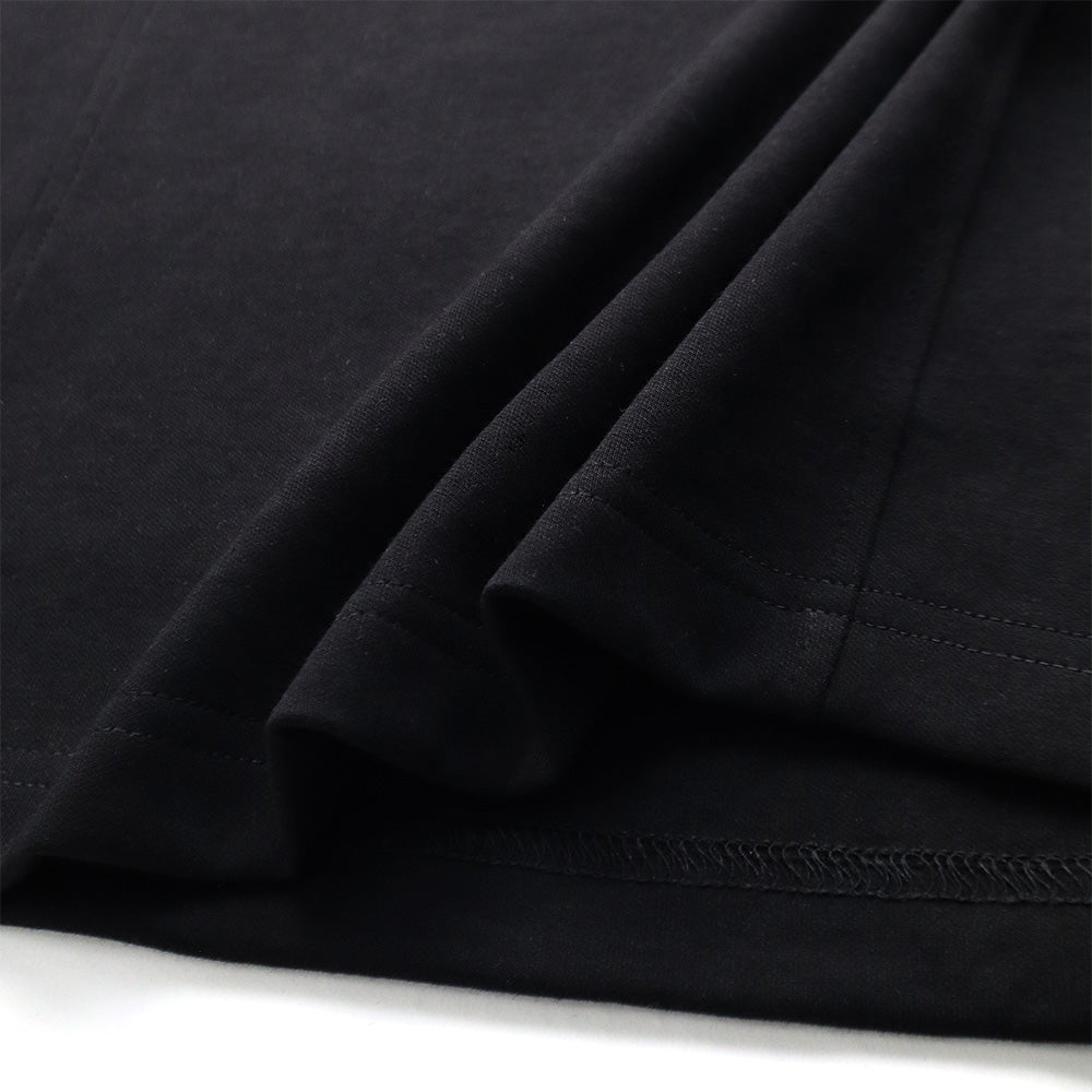 EGLAF | RU Chest Embroidery Tee Black - SWAGANZ