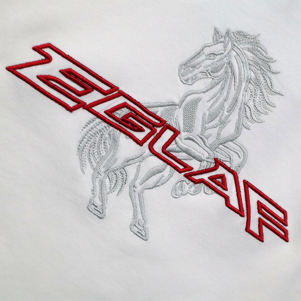 EGLAF | RU Chest Embroidery Tee White - SWAGANZ