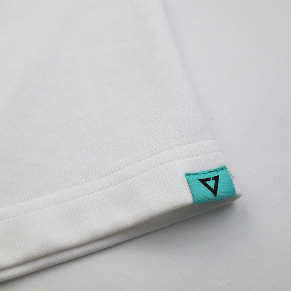 EGLAF | RU Chest Embroidery Tee White - SWAGANZ
