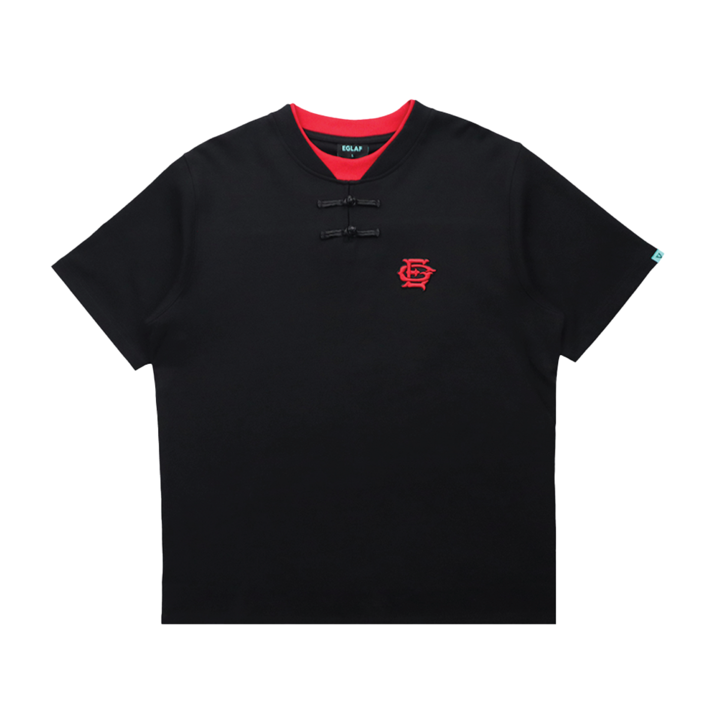 EGLAF | RU Chinese Knot Tee Black - SWAGANZ