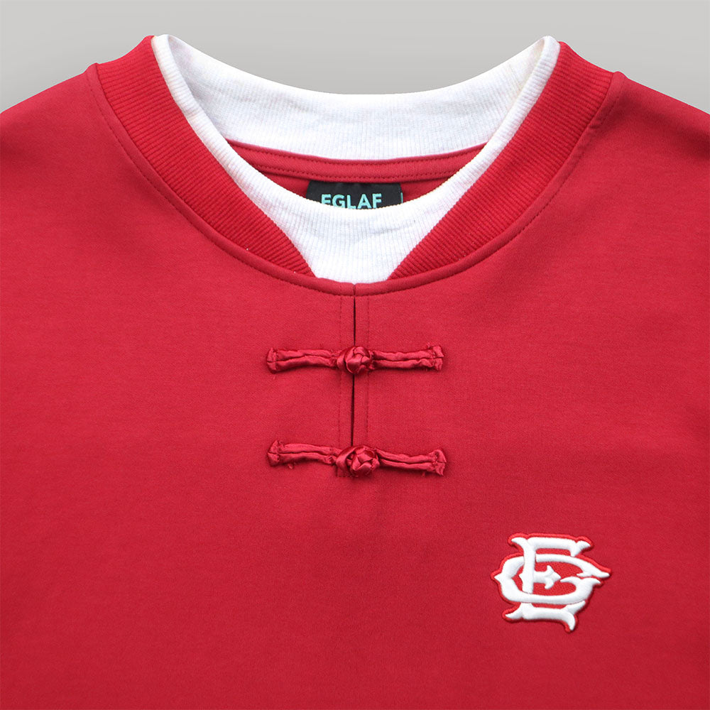 EGLAF | RU Chinese Knot Tee Red - SWAGANZ