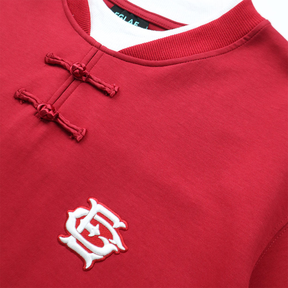 EGLAF | RU Chinese Knot Tee Red - SWAGANZ