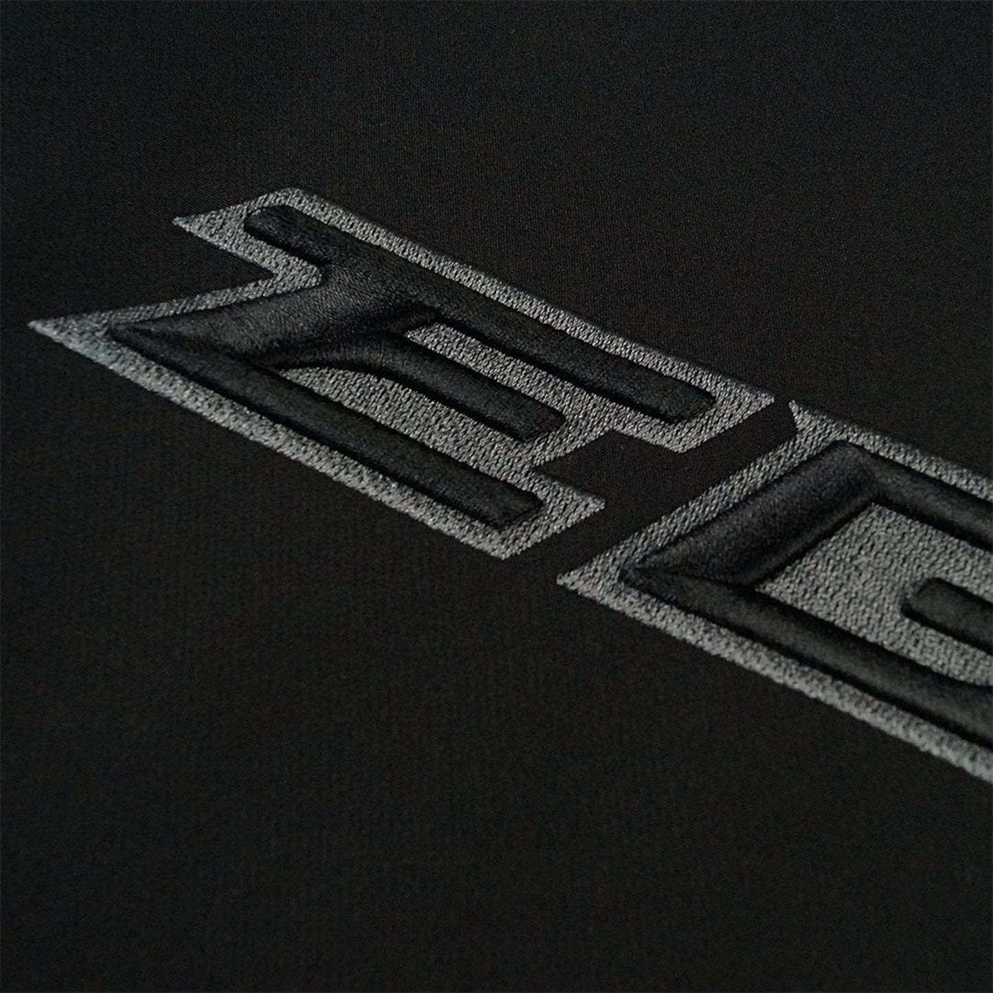 EGLAF | RU Embroidery Chest Logo Shirt Black - SWAGANZ