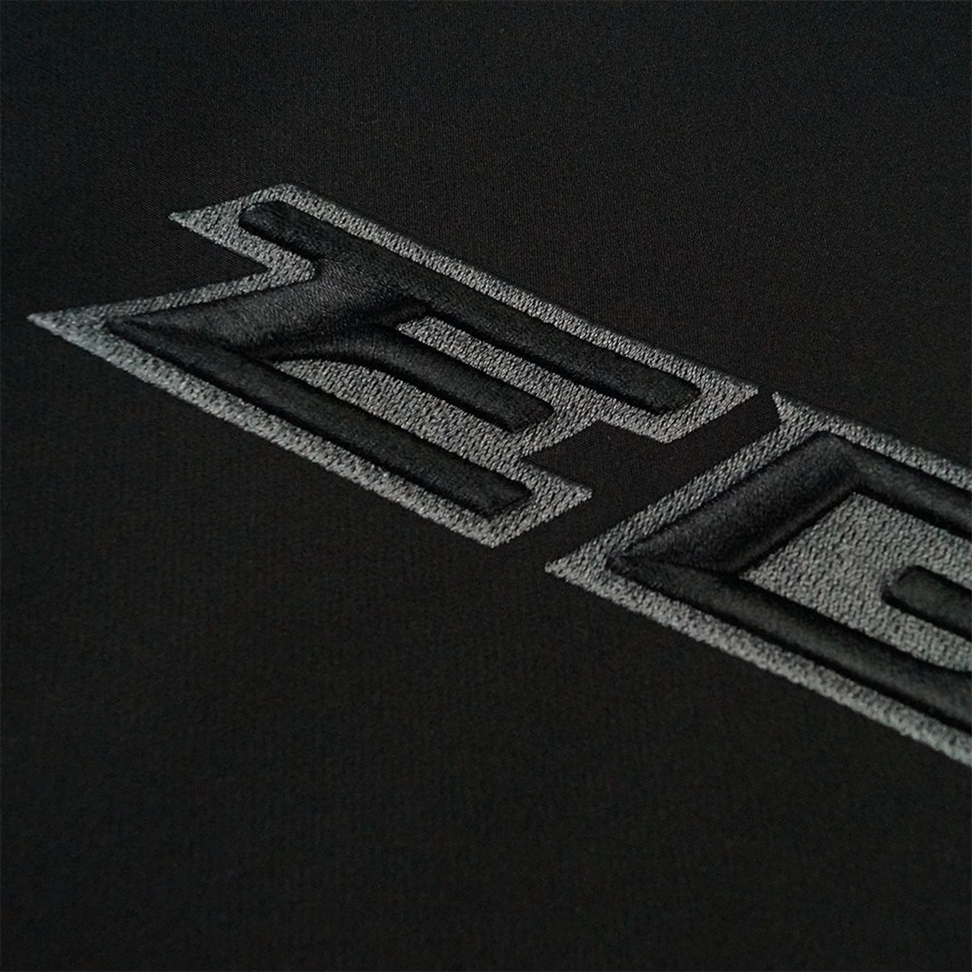 EGLAF | RU Embroidery Chest Logo Shirt Black - SWAGANZ