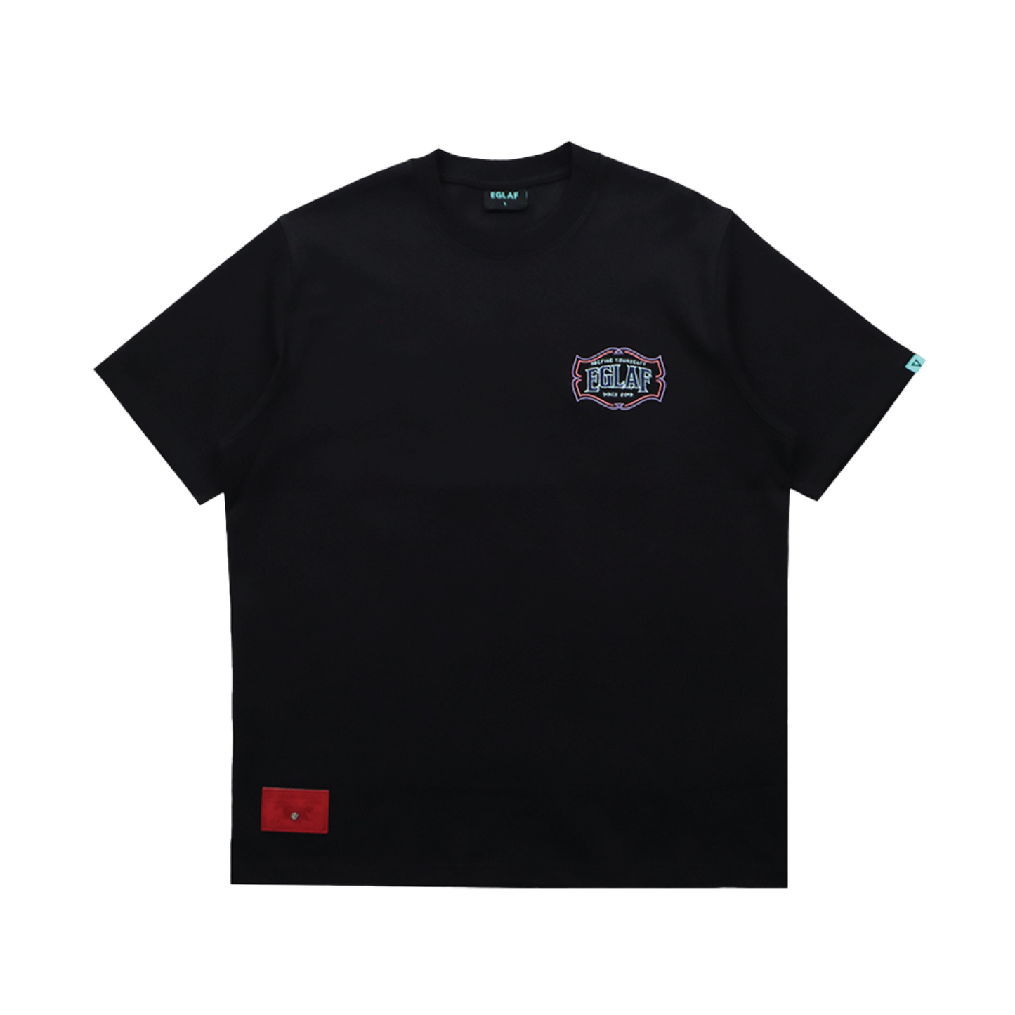 EGLAF | RU Embroidery Stallion Tee Black