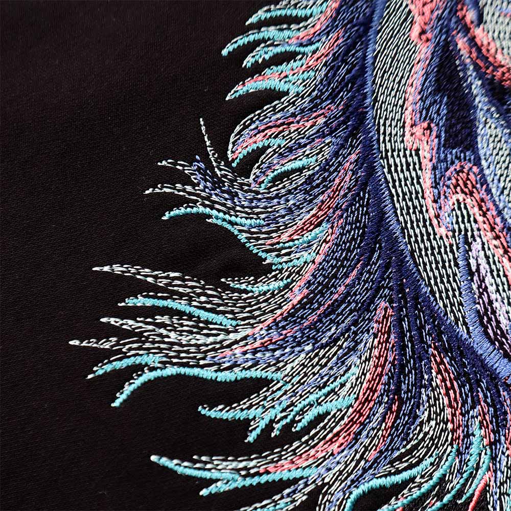 EGLAF | RU Embroidery Stallion Tee Black