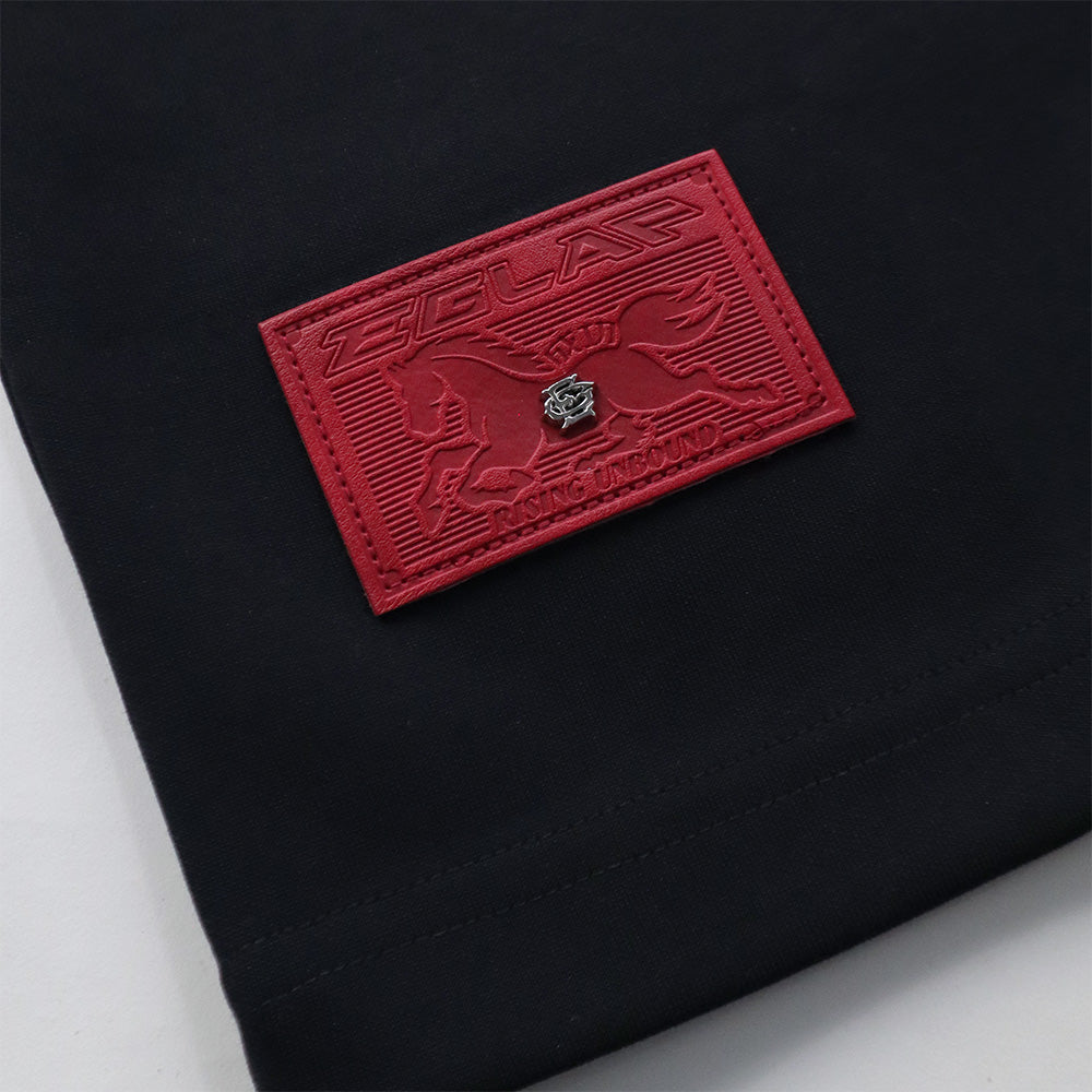EGLAF | RU Embroidery Stallion Tee Black
