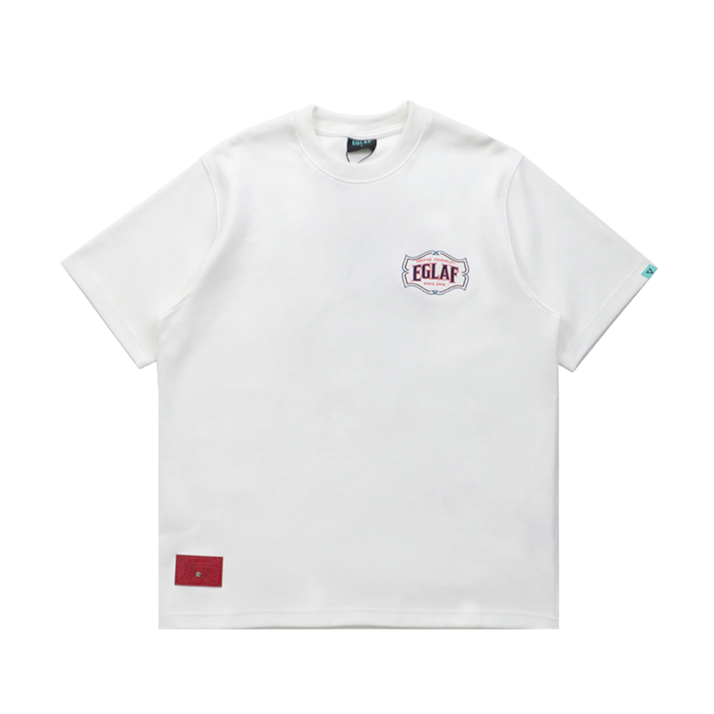 EGLAF | RU Embroidery Stallion Tee White