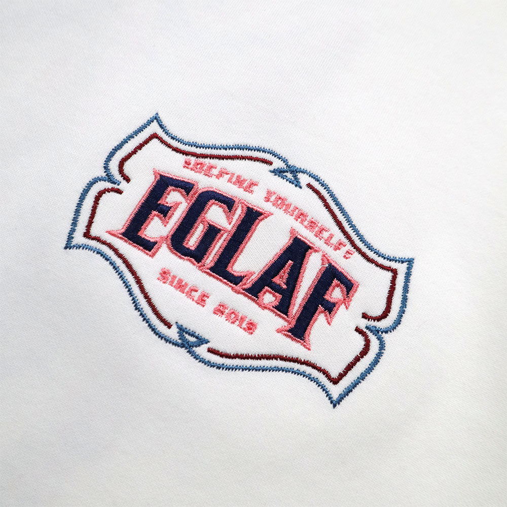 EGLAF | RU Embroidery Stallion Tee White