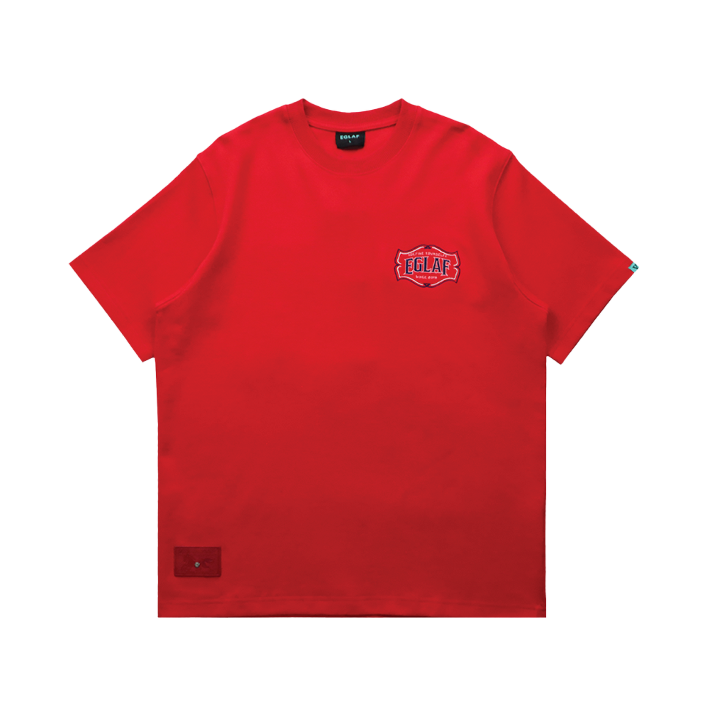 EGLAF | RU Embroidery Stallion Tee Red