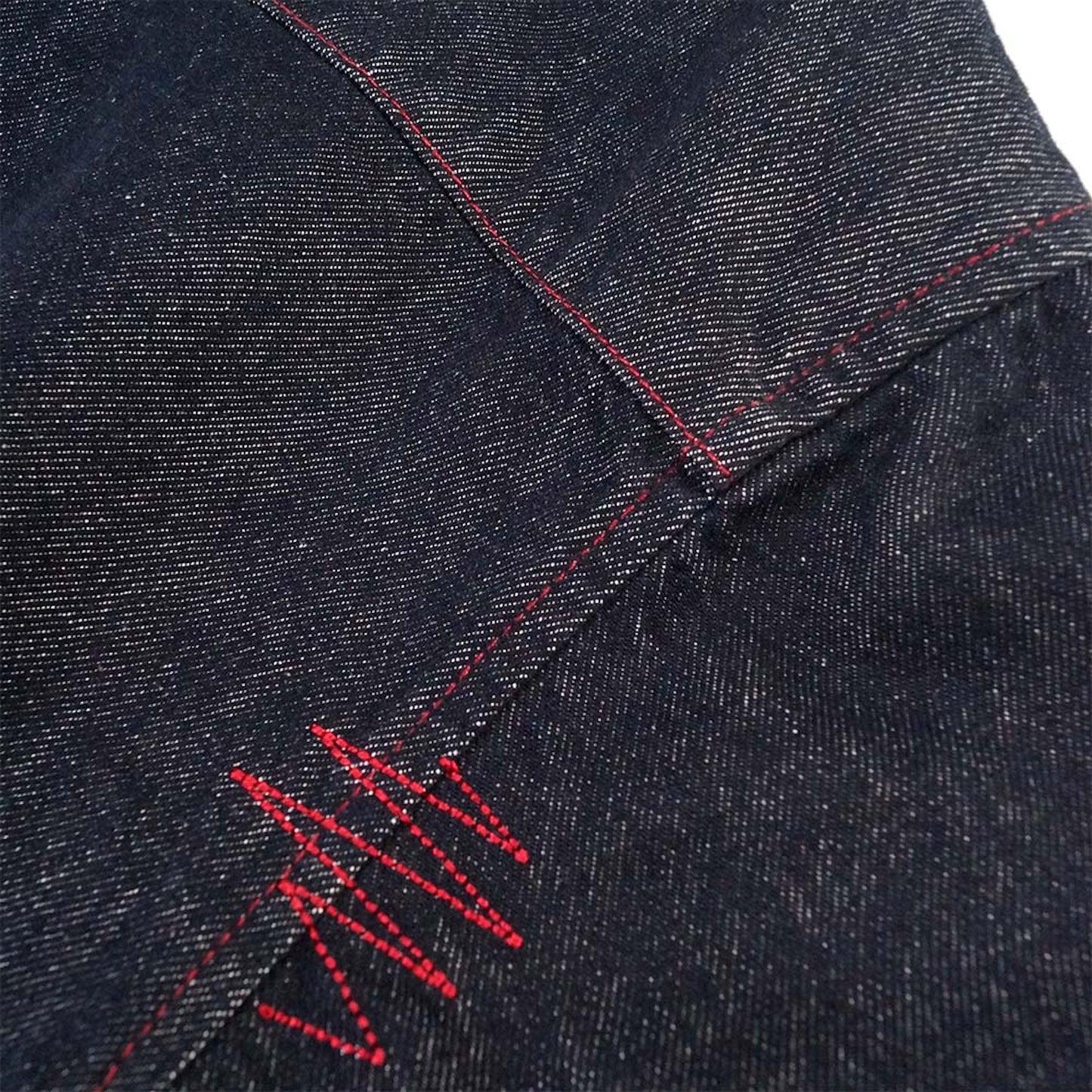 EGLAF | RU Loose Fit Denim Shirt Dark Blue - SWAGANZ