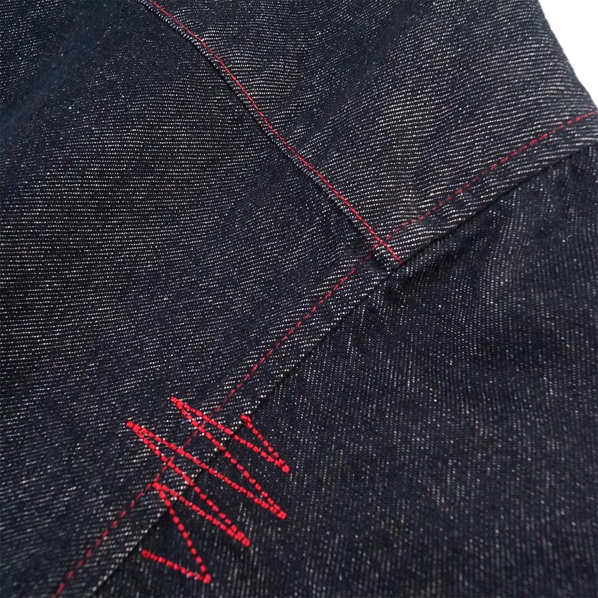 EGLAF | RU Loose Fit Denim Shirt Dark Blue - SWAGANZ