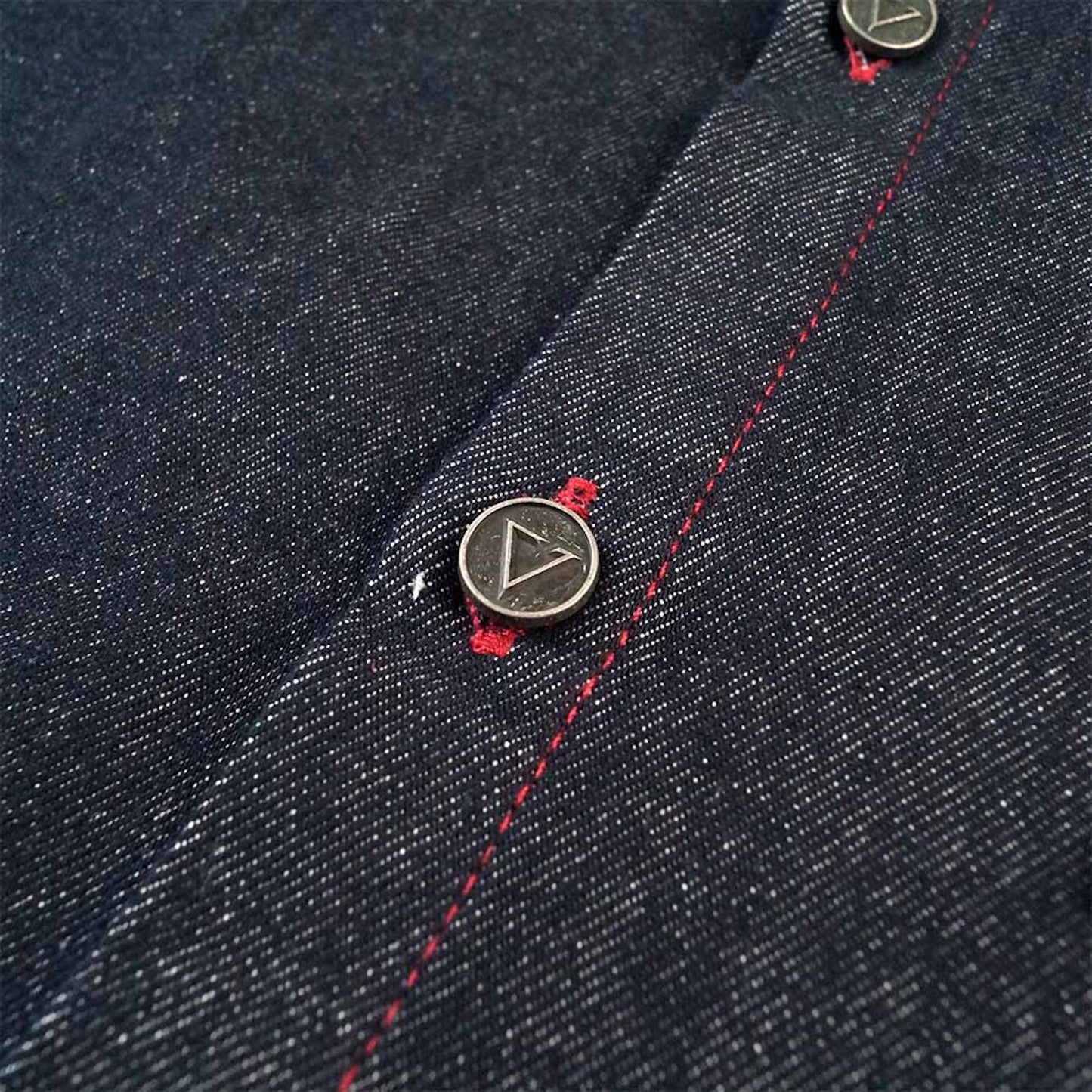 EGLAF | RU Loose Fit Denim Shirt Dark Blue - SWAGANZ