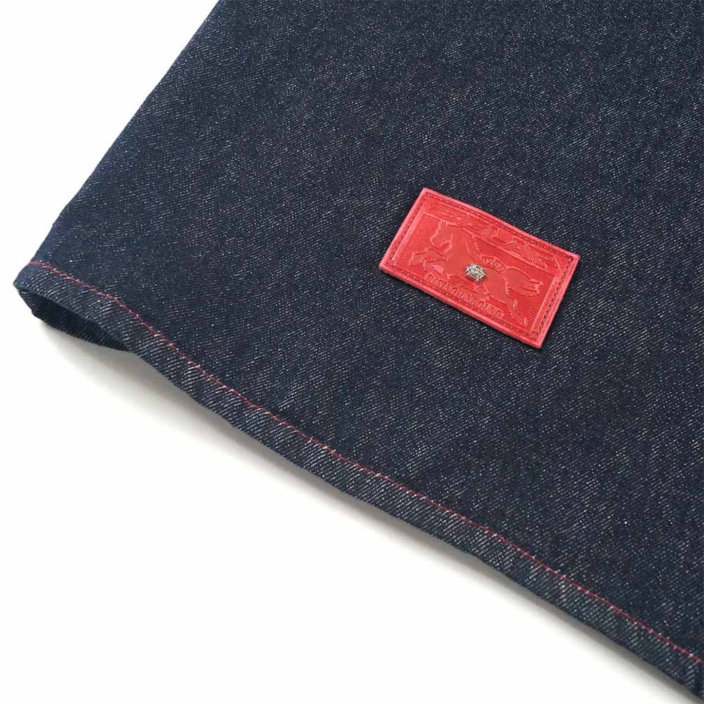 EGLAF | RU Loose Fit Denim Shirt Dark Blue - SWAGANZ