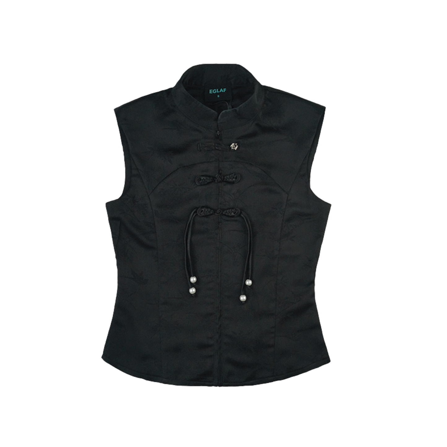 EGLAF | Oriental Vest Top Black - SWAGANZ