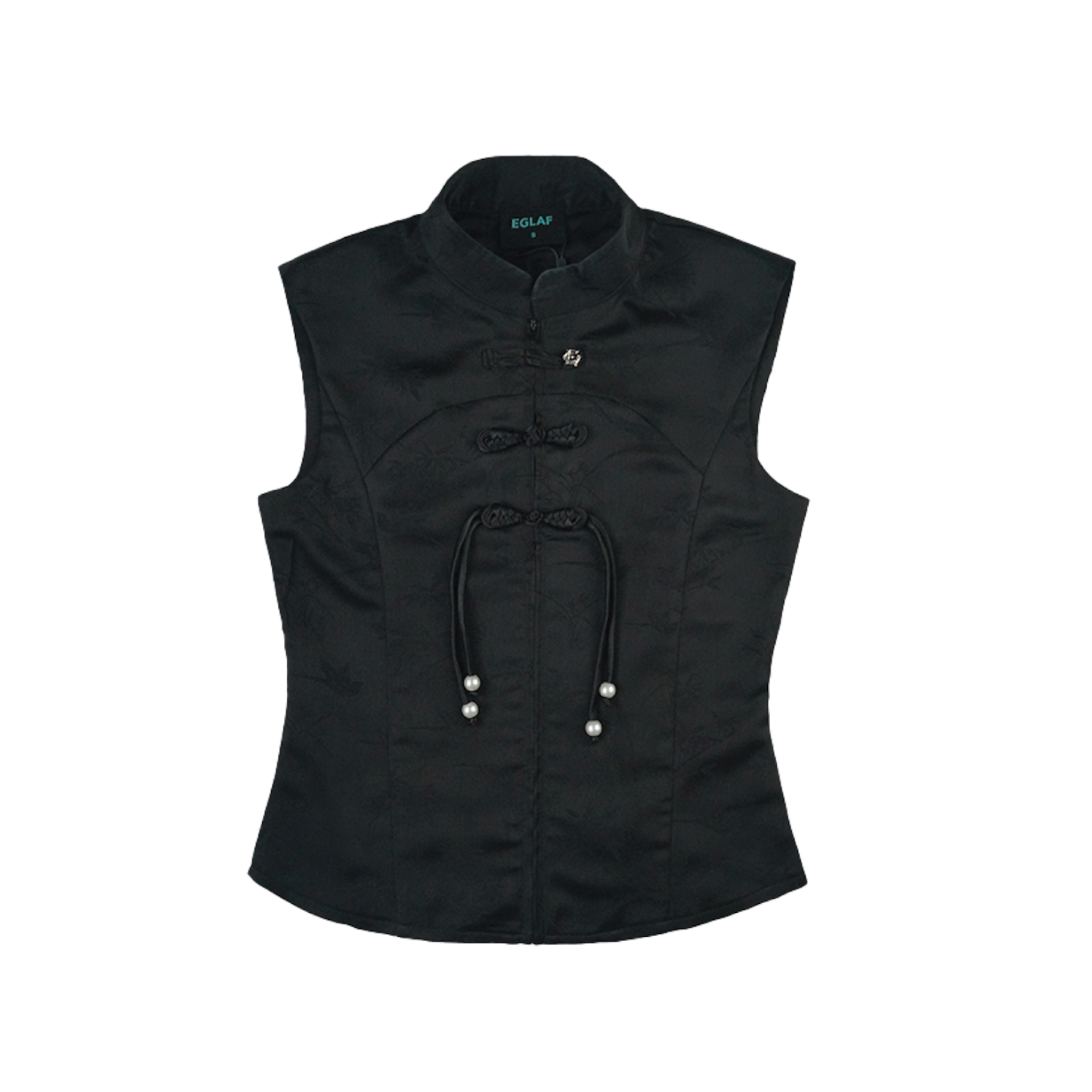 EGLAF | Oriental Vest Top Black - SWAGANZ