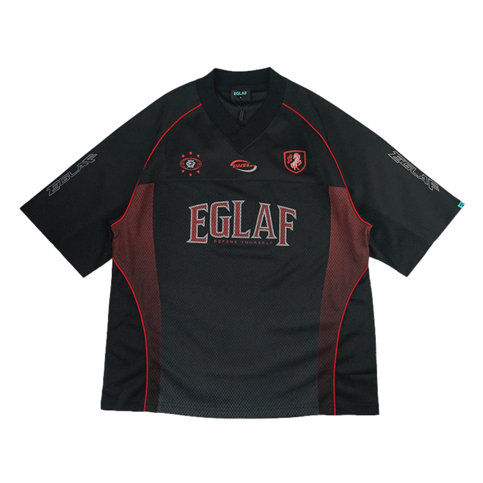 EGLAF | RU Stallion NFL Jersey Black - SWAGANZ