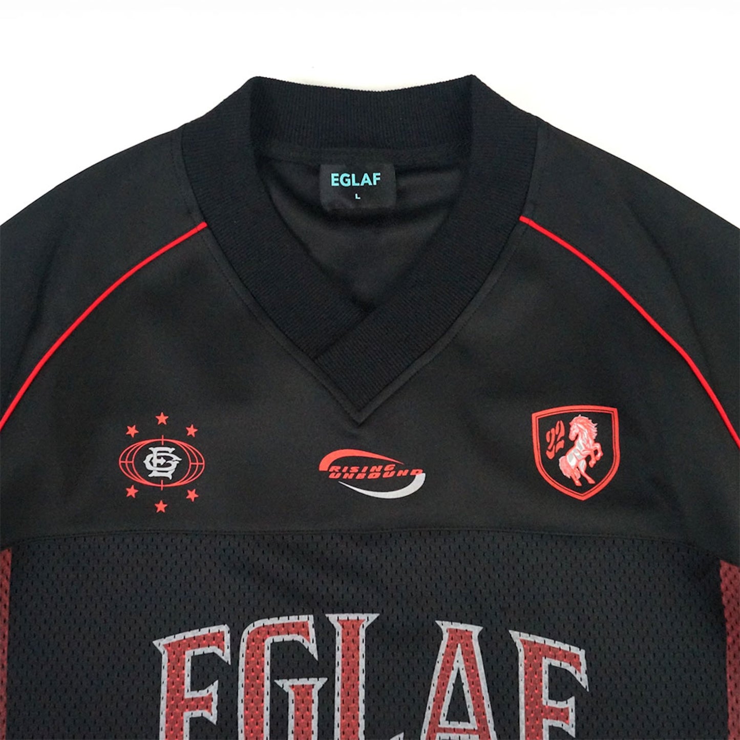 EGLAF | RU Stallion NFL Jersey Black - SWAGANZ