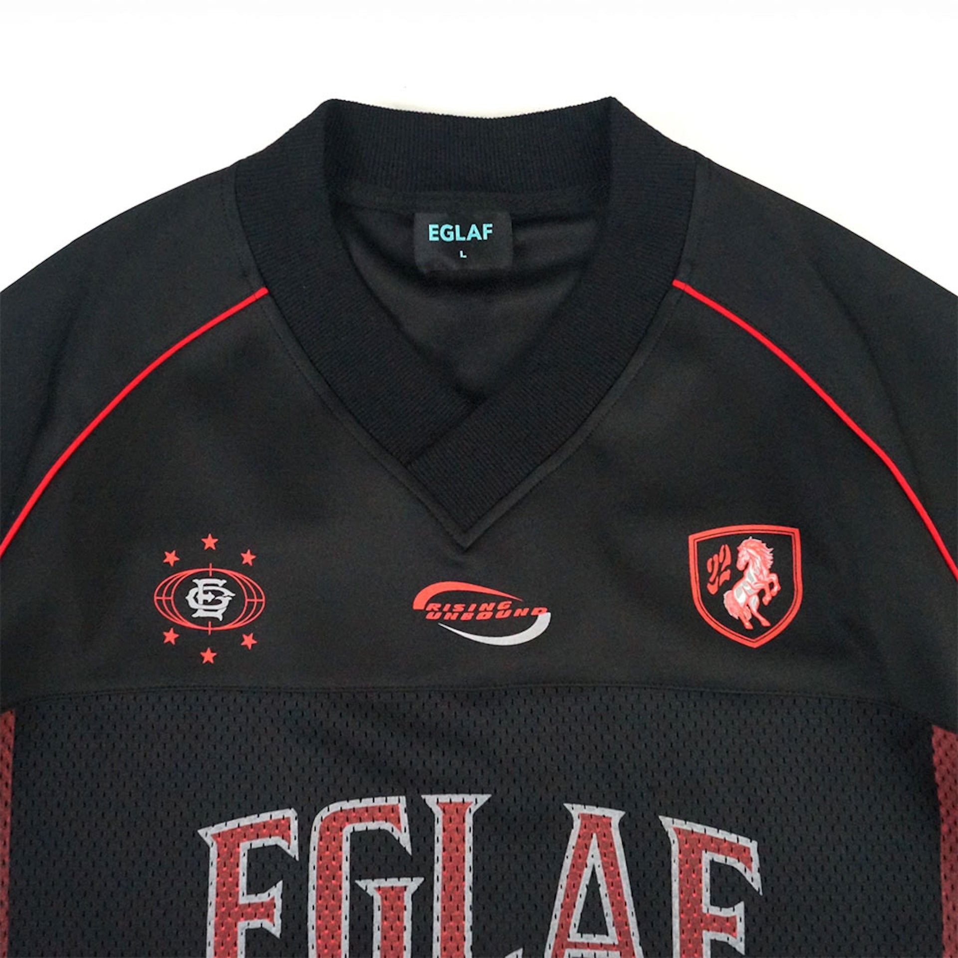 EGLAF | RU Stallion NFL Jersey Black - SWAGANZ