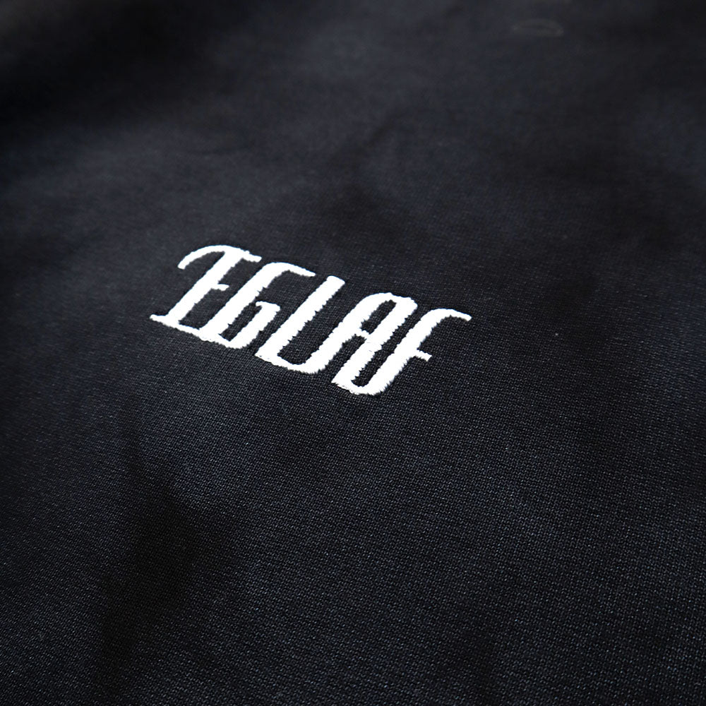 EGLAF | R//W Badges Boxy Tee Black - SWAGANZ