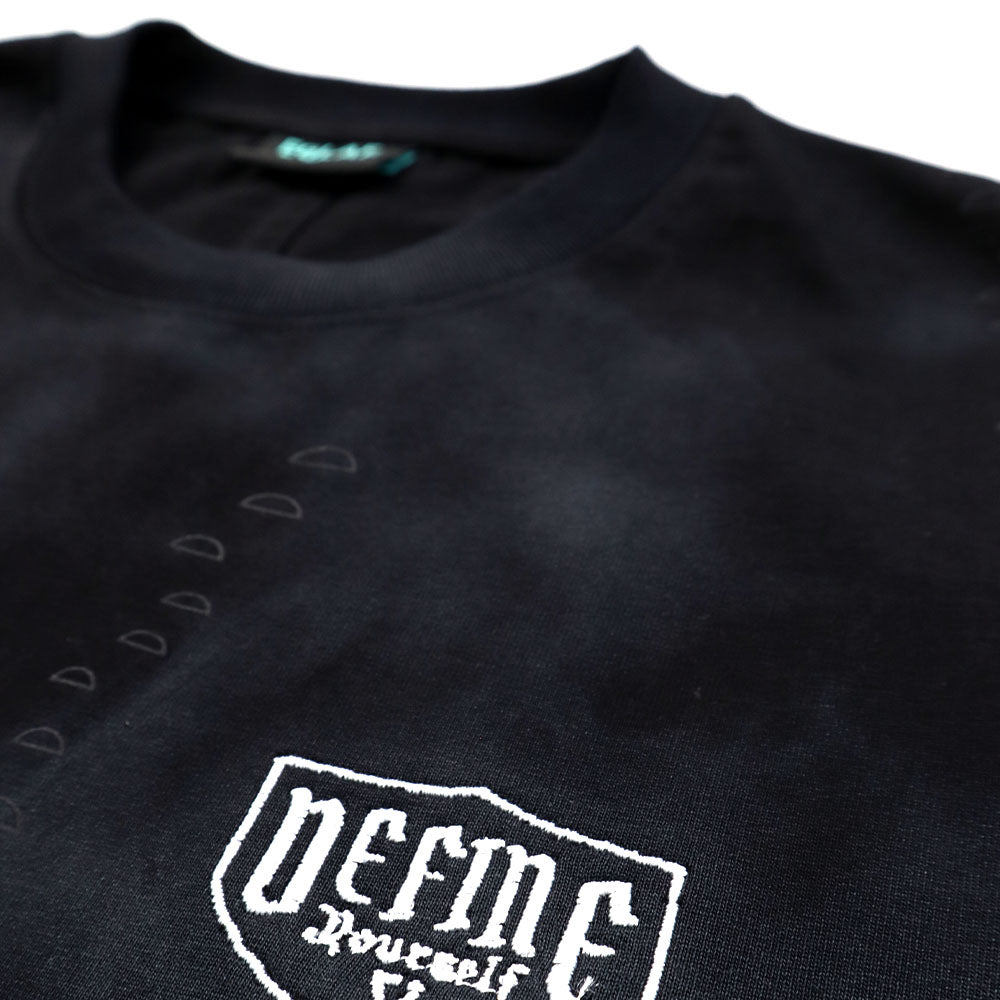 EGLAF | R//W Badges Boxy Tee Black - SWAGANZ