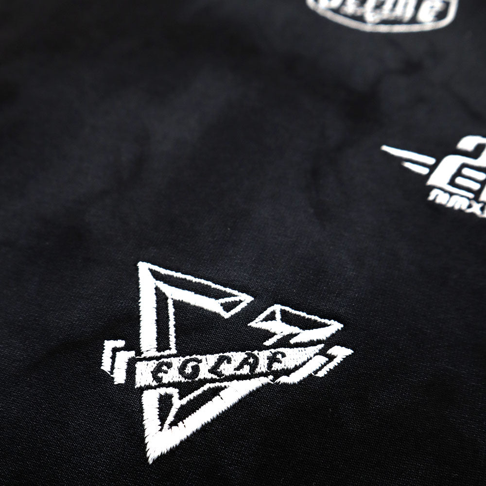 EGLAF | R//W Badges Boxy Tee Black - SWAGANZ