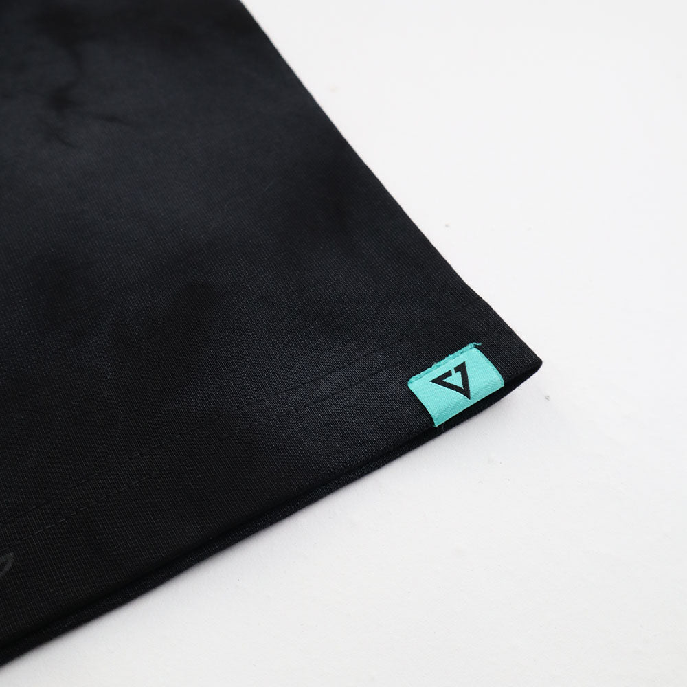 EGLAF | R//W Badges Boxy Tee Black - SWAGANZ