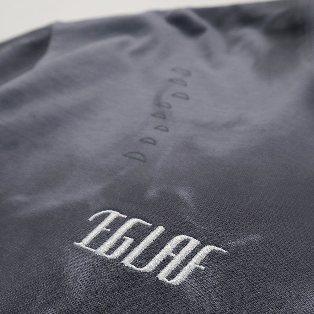 EGLAF | R//W Badges Boxy Tee Cool Grey - SWAGANZ