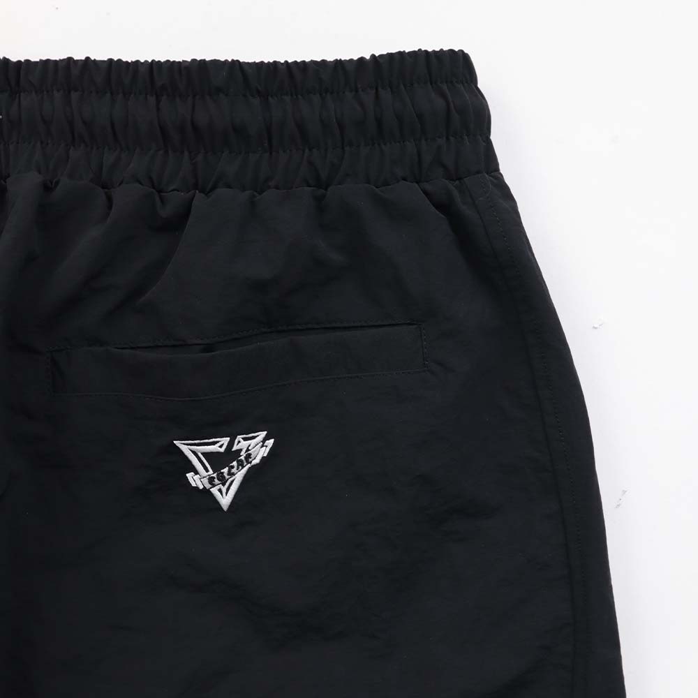 EGLAF | R//W Nylon Shorts Black - SWAGANZ
